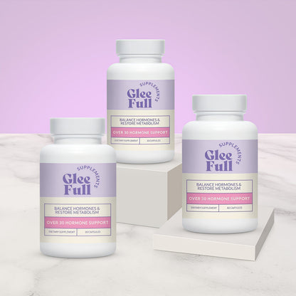 GleeFull Over 30 Hormone Support - Menopause Supplements for Women - Hormone Support for Women